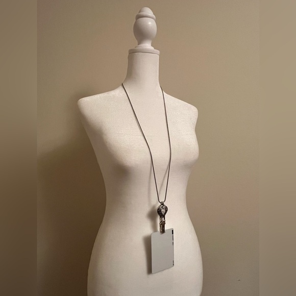 Brighton Reno Heart Badge Clip Necklace - Picture 4 of 4